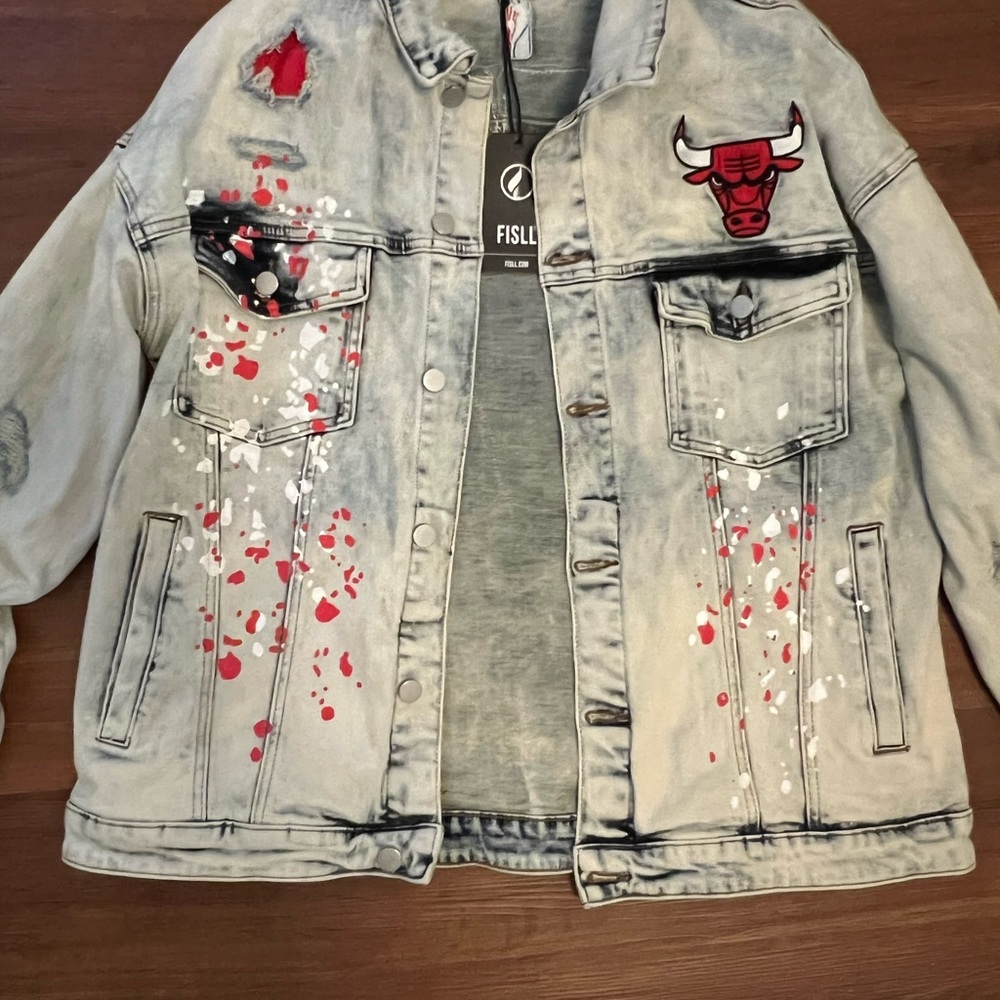 Chicago Bulls Jean Jacket FISLL DENIM